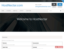 Tablet Screenshot of hostnectar.com